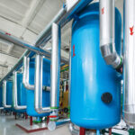 Softening plant water treatment system